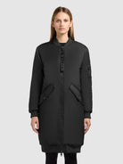 khujo-coat-lulu-bomber-damen-winterjacke-oversized-black image 4