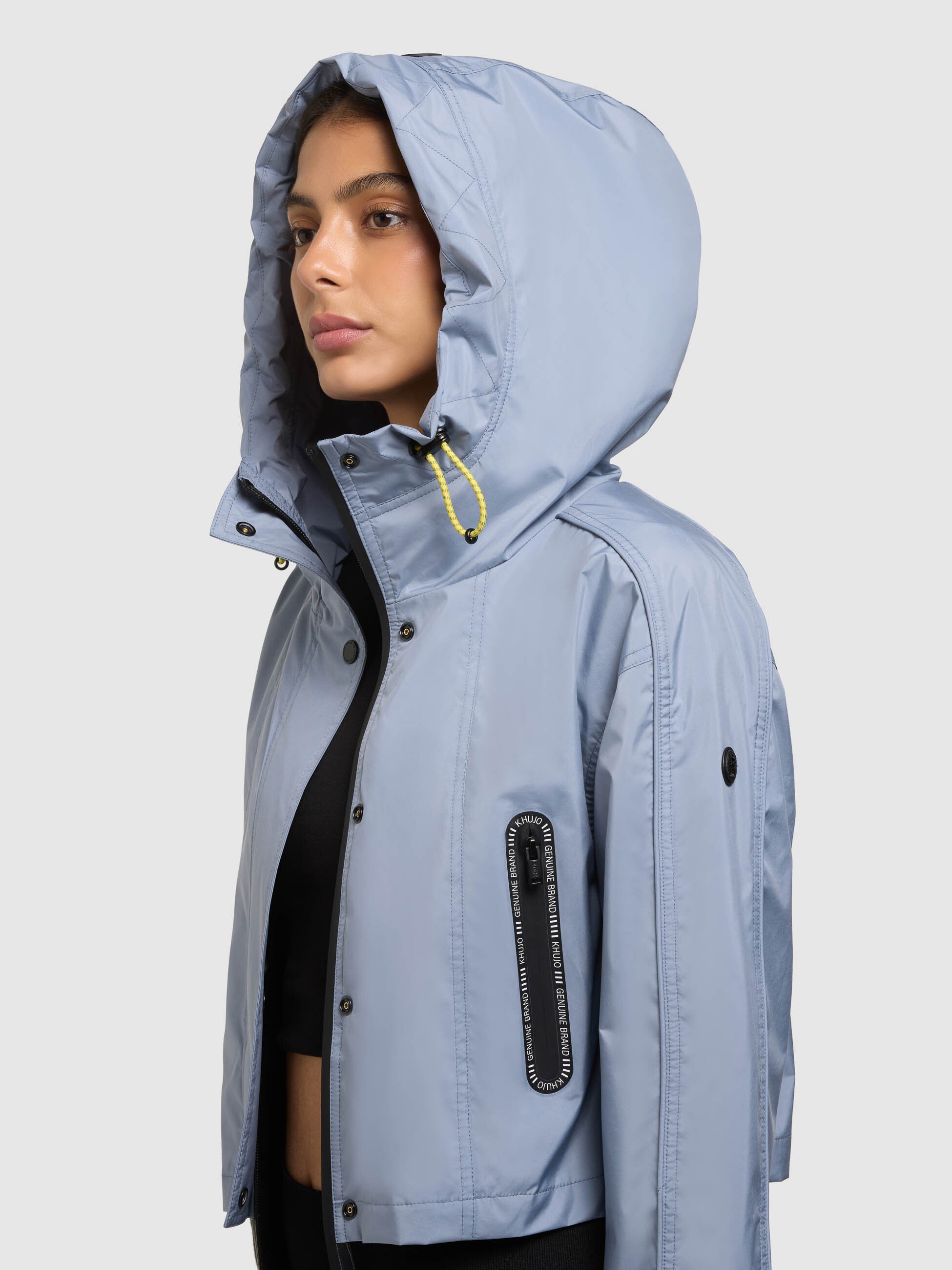 khujo-jacke-amelia-misty-blue-wasserabweisender-windbreaker-kurz image 7